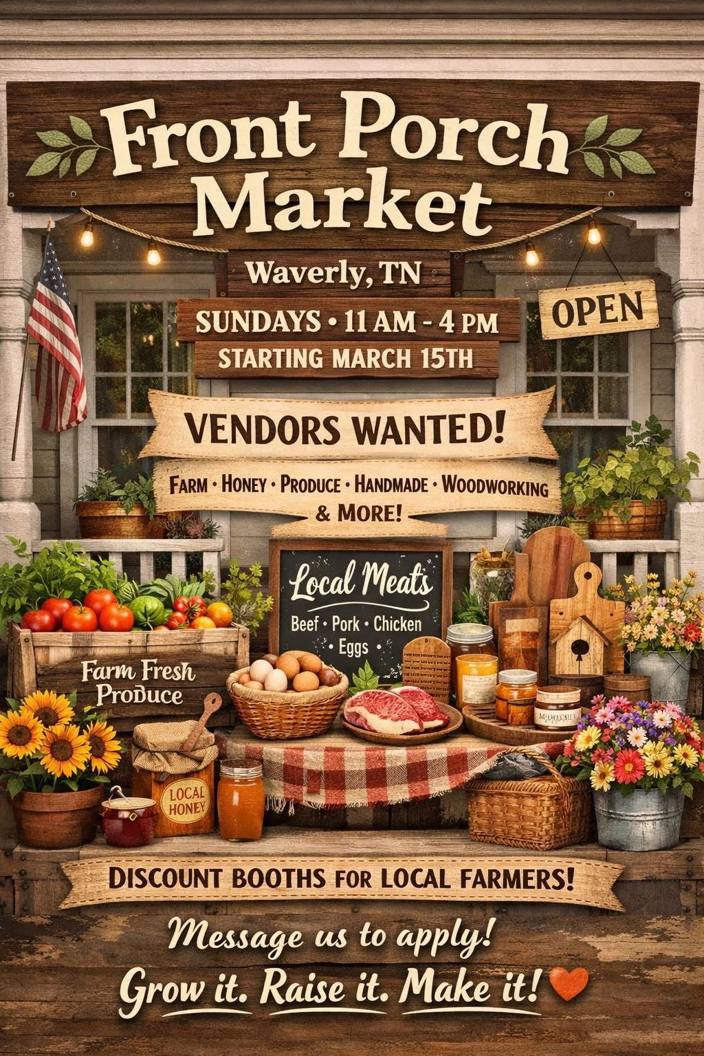 Front Porch Market | Waverly, TN | March 15th, 2026